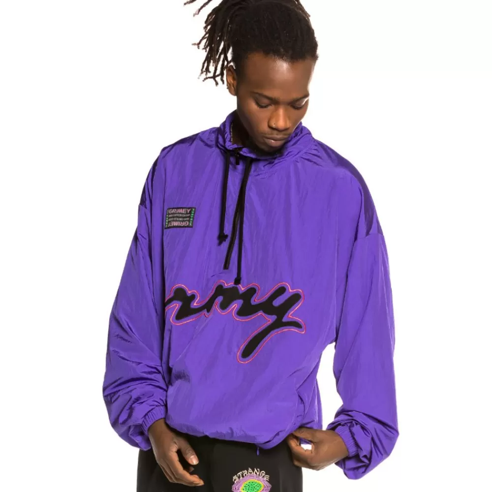 Grimey Chubasquero "Strange Fruit" - Purple | Spring 21 Cheap