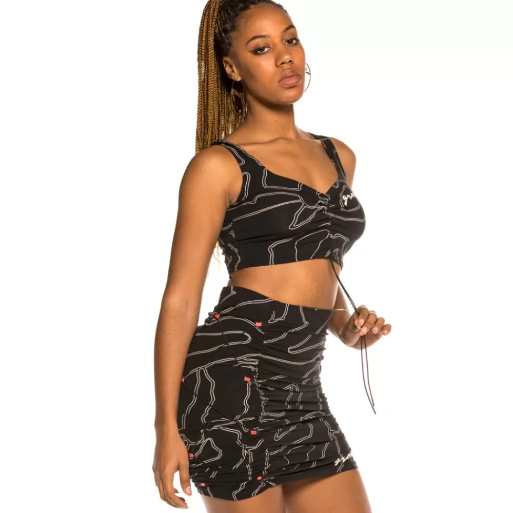 Grimey Falda De Chica "Strange Fruit Grmy" - Black | Spring 21 Discount