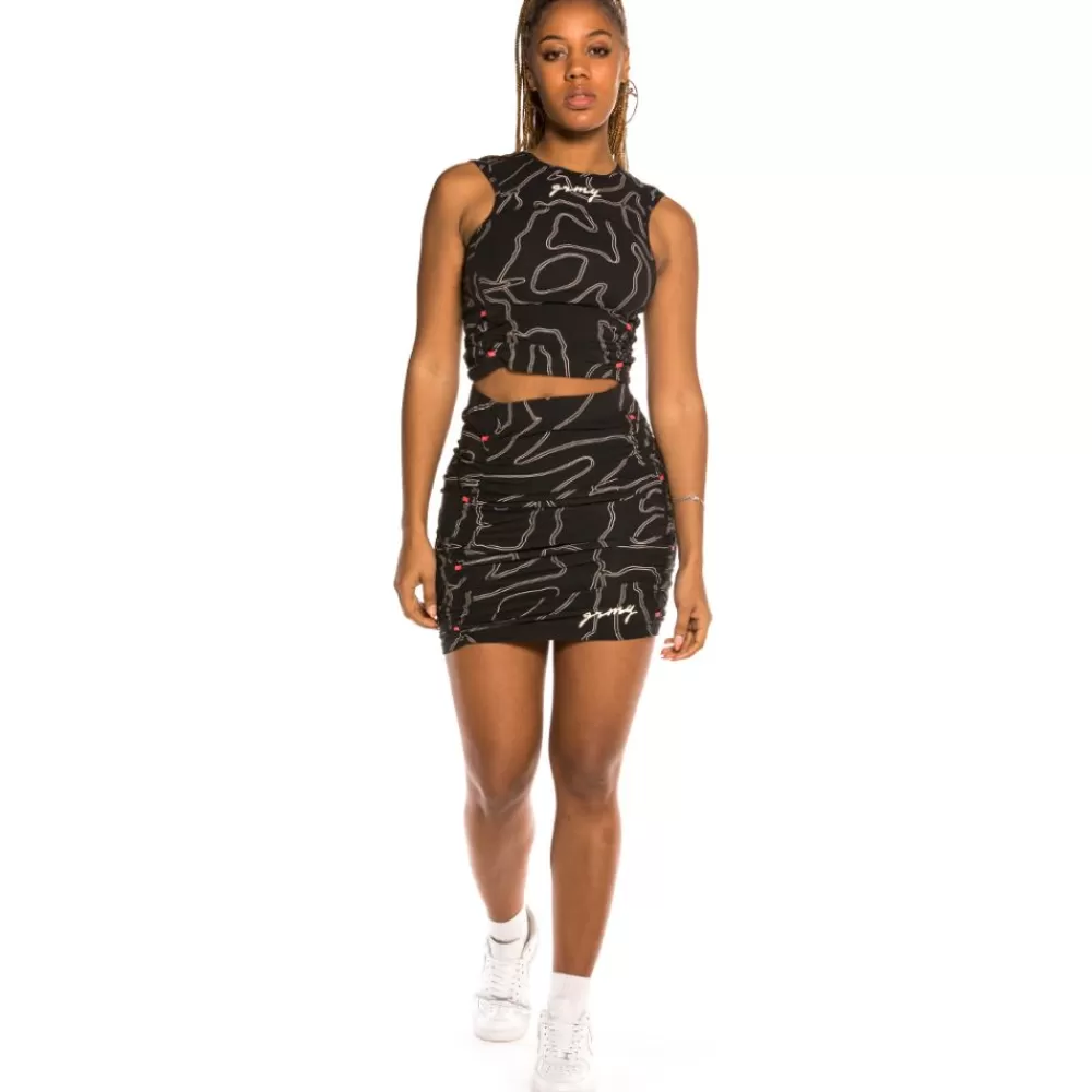 Grimey Falda De Chica "Strange Fruit Grmy" - Black | Spring 21 Discount
