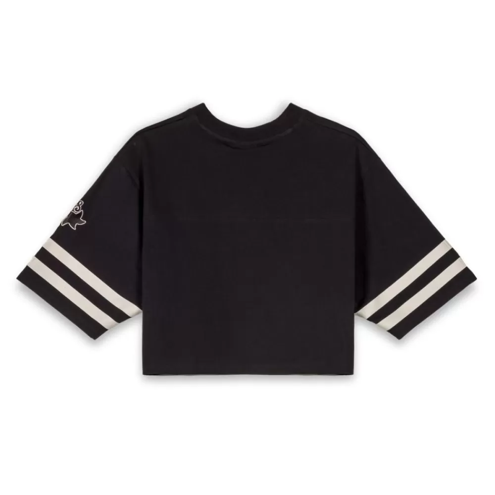 Grimey Madrid Girl Crop Football Jersey - Black | Fw23 Discount