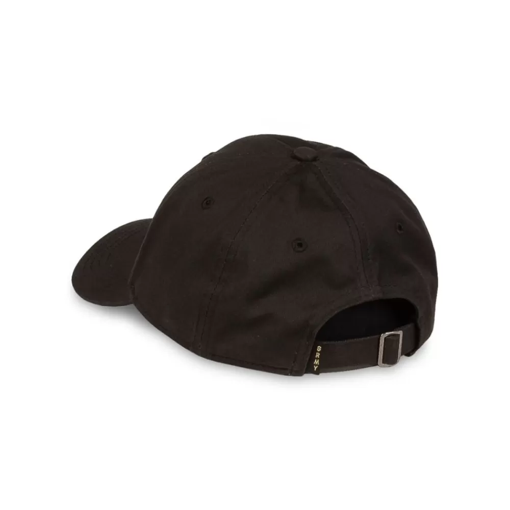 Grimey Nablus Stones Curved Visor Cap - Black | Fw23 Flash Sale