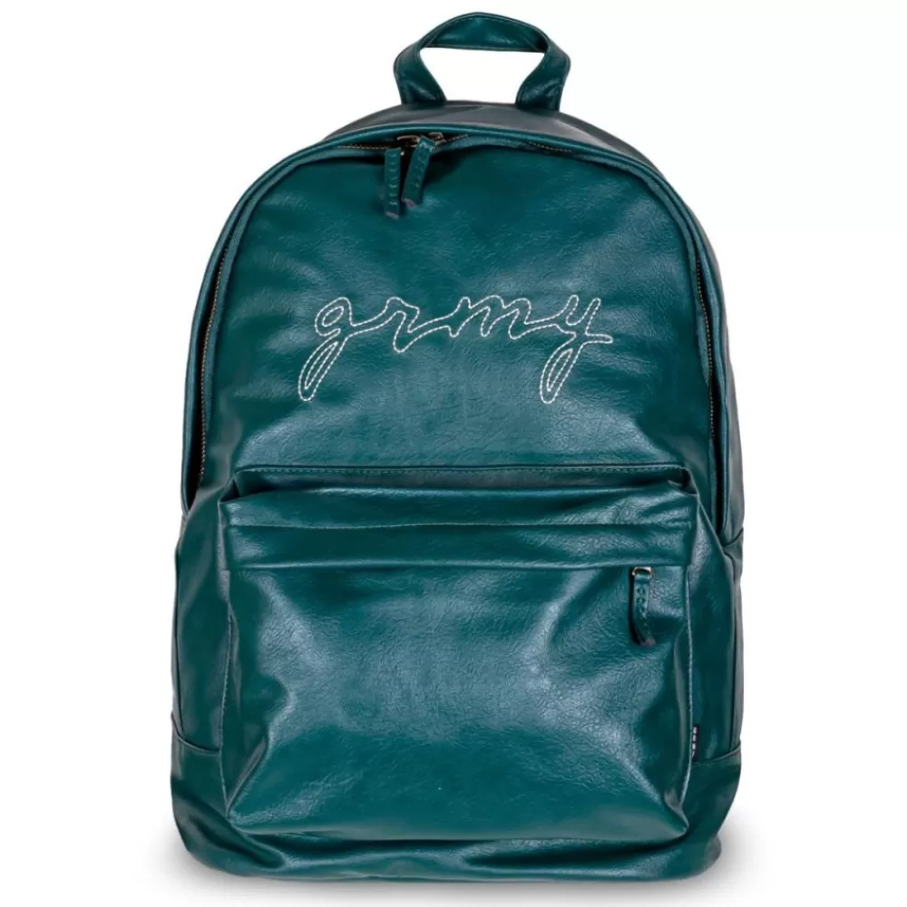 Grimey Mochila "I Am" Pu Leather | Fall 22 - Green Cheap