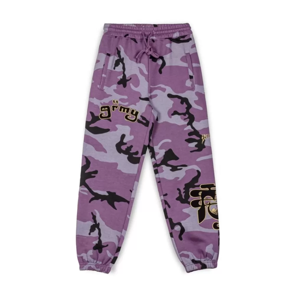 Grimey Pantalon Chandal All Over Print Tusker Temple - Purple | Fw23 Outlet