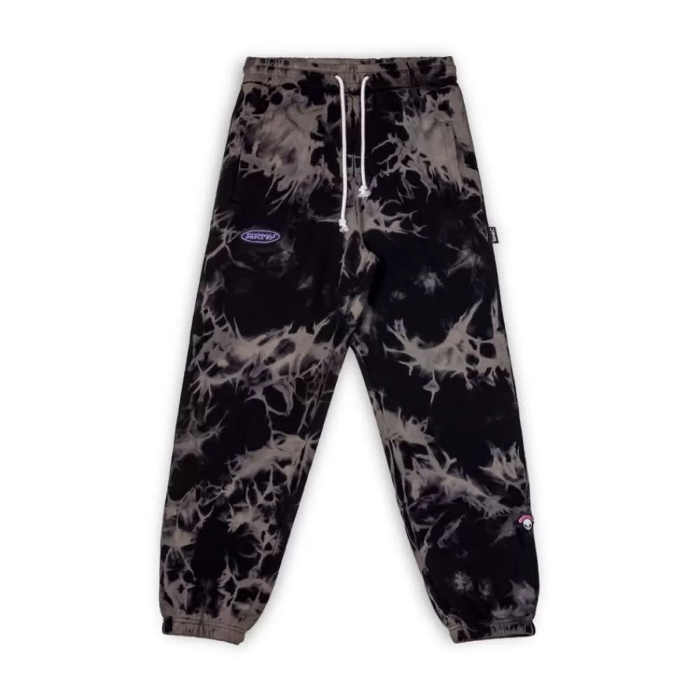 Grimey Pantalon Chandal Ufollow Bleached - Black | Spring 23 Flash Sale