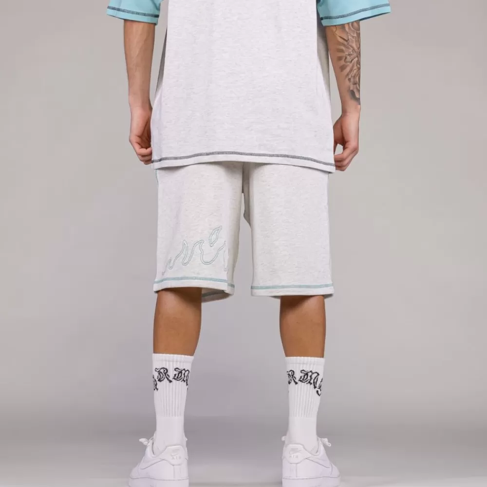 Grimey Pantalon Corto Fire Route - Sport Grey | Spring 23 Fashion