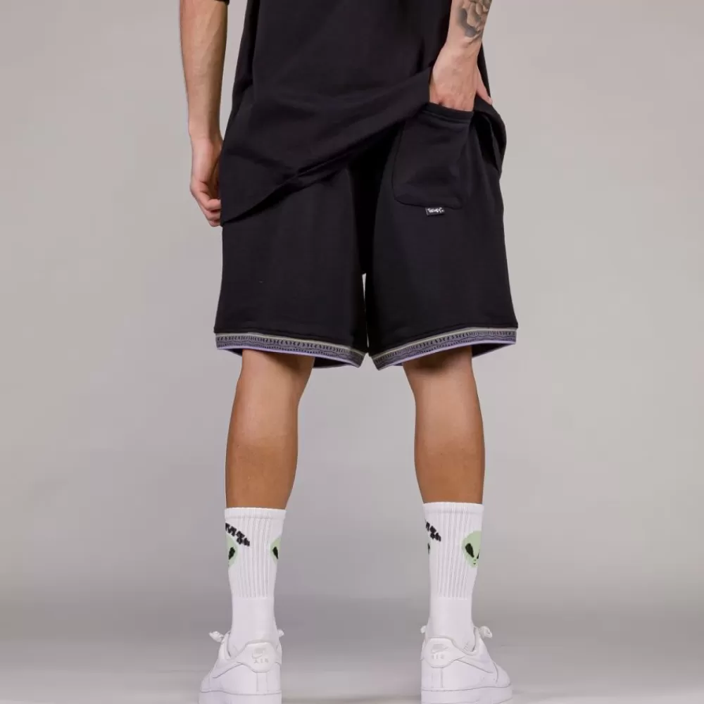 Grimey Pantalon Corto Ufollow Grmy - Black | Spring 23 Best Sale