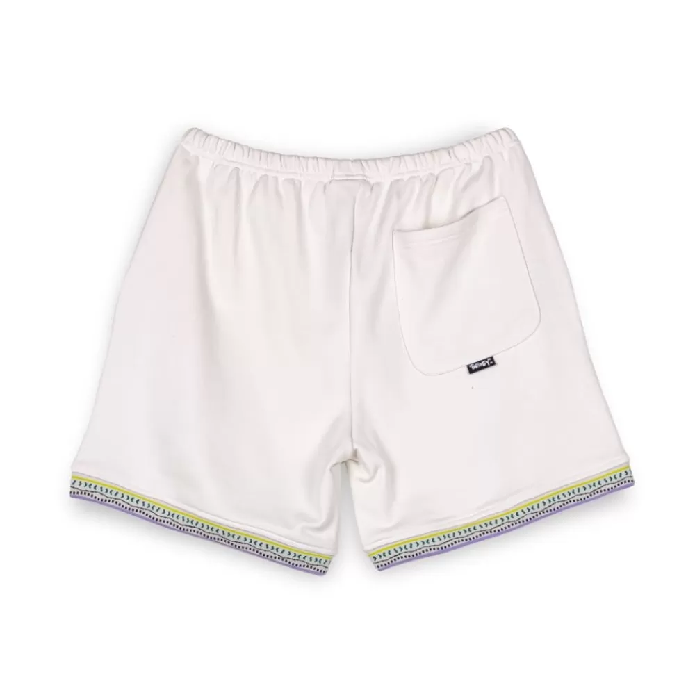 Grimey Pantalon Corto Ufollow Grmy - White | Spring 23 Cheap