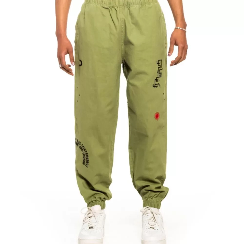 Grimey Pantalon Glorified Tp- Green | Spring 22 Cheap