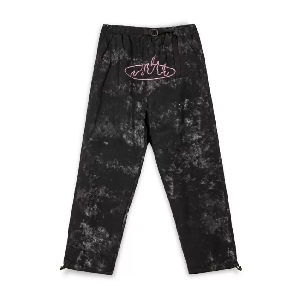 Grimey Pantalon Melted Stone Nylon Tie And Dye - Black | Fw23 Cheap