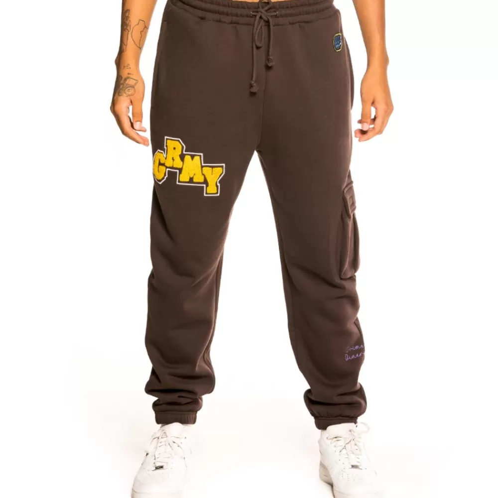 Grimey Pantalon "Singgang Junction" Sweatpants - Brown | Fall 21 Fashion