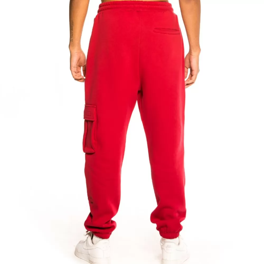 Grimey Pantalon "Singgang Junction" Sweatpants - Red | Fall 21 Best Sale