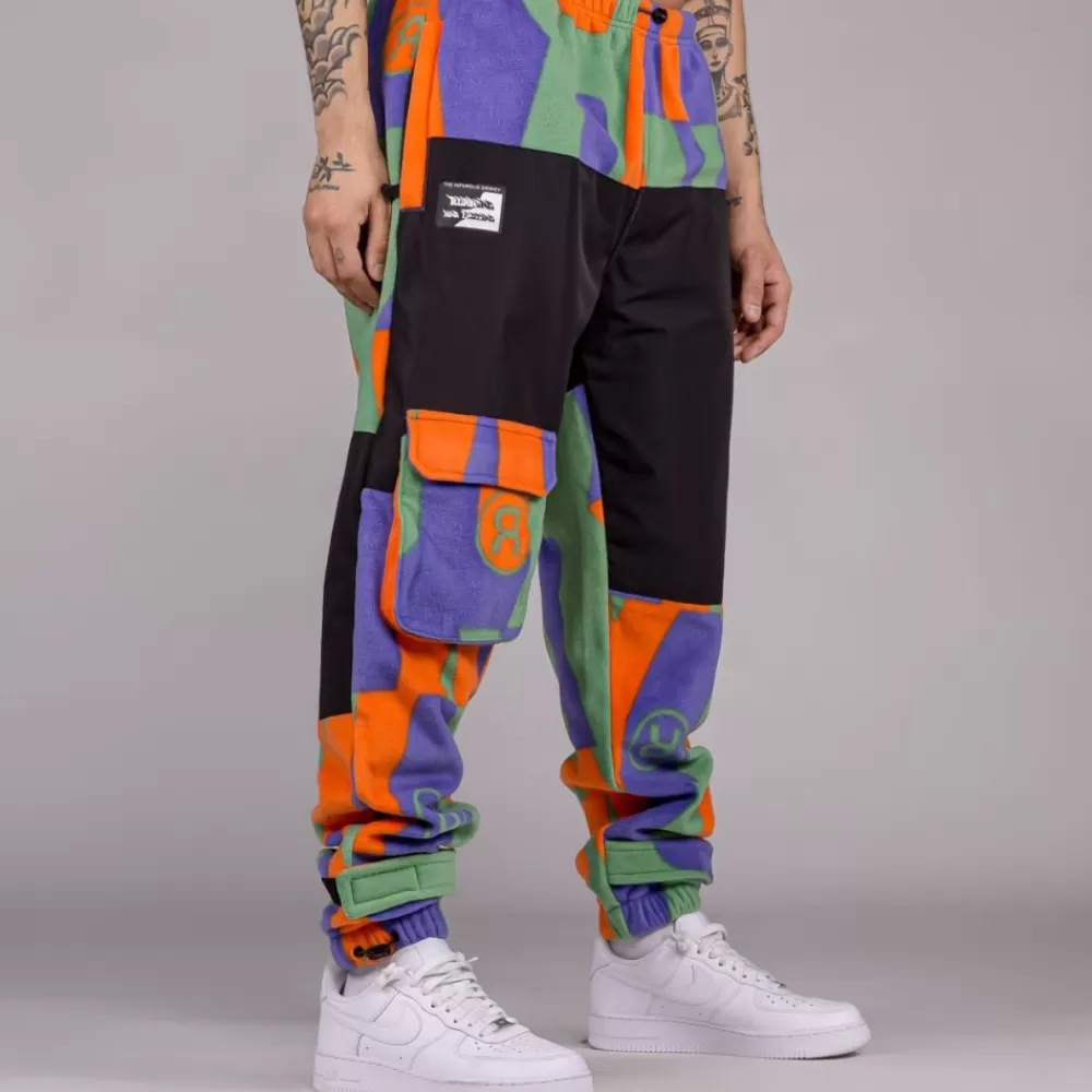 Grimey Pantalon Snow Fox All Over Print Polar Fleece - Multicolor | Winter L 22 Best Sale