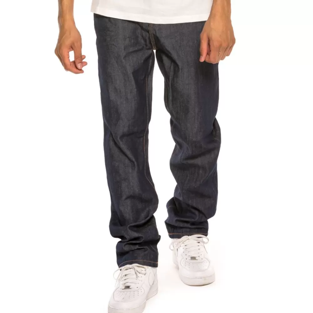 Grimey Pantalon Yanga Regular Raw Denim Ss20 Indigo Store