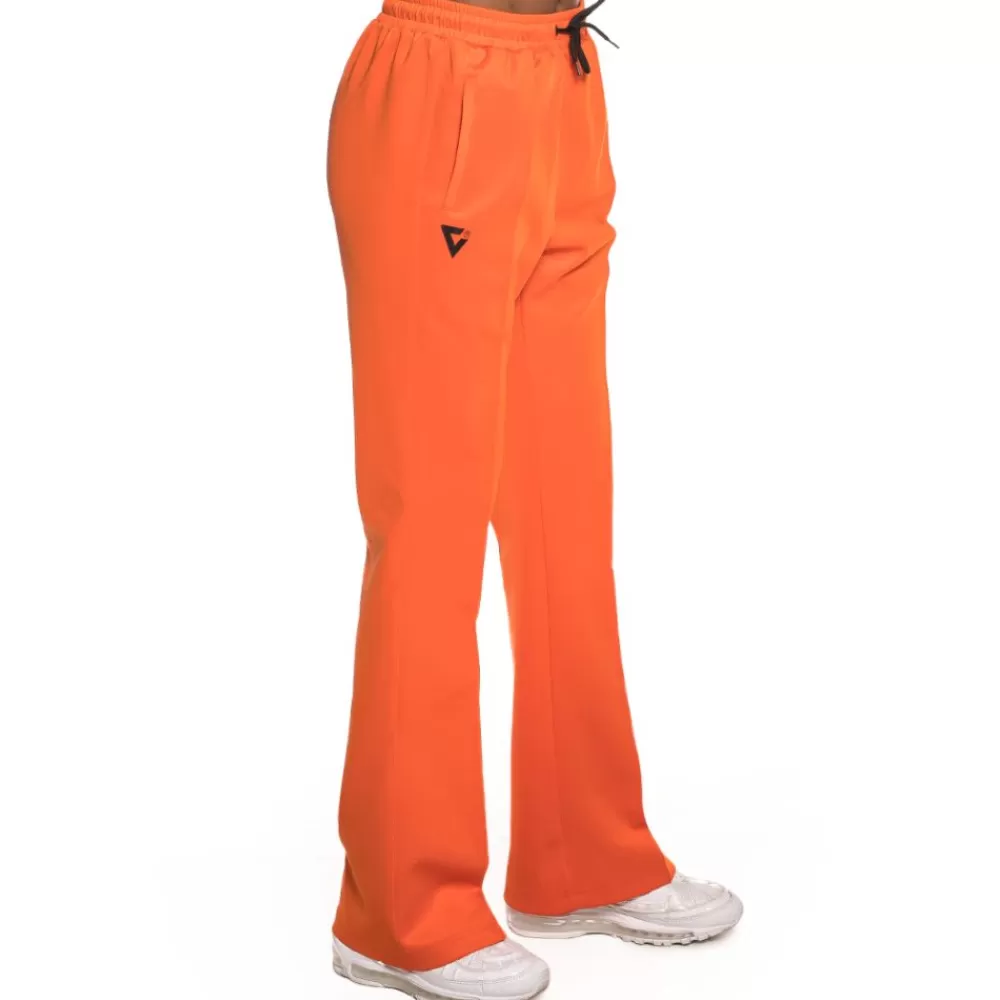 Grimey Pantalon Smooth Ecstasy Girl Flared Fw18 Orange Fashion