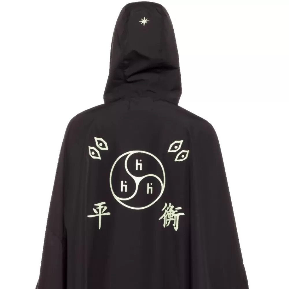 Grimey Poncho Chubasquero "Space Hammu X " - Black | Spring 22 Flash Sale