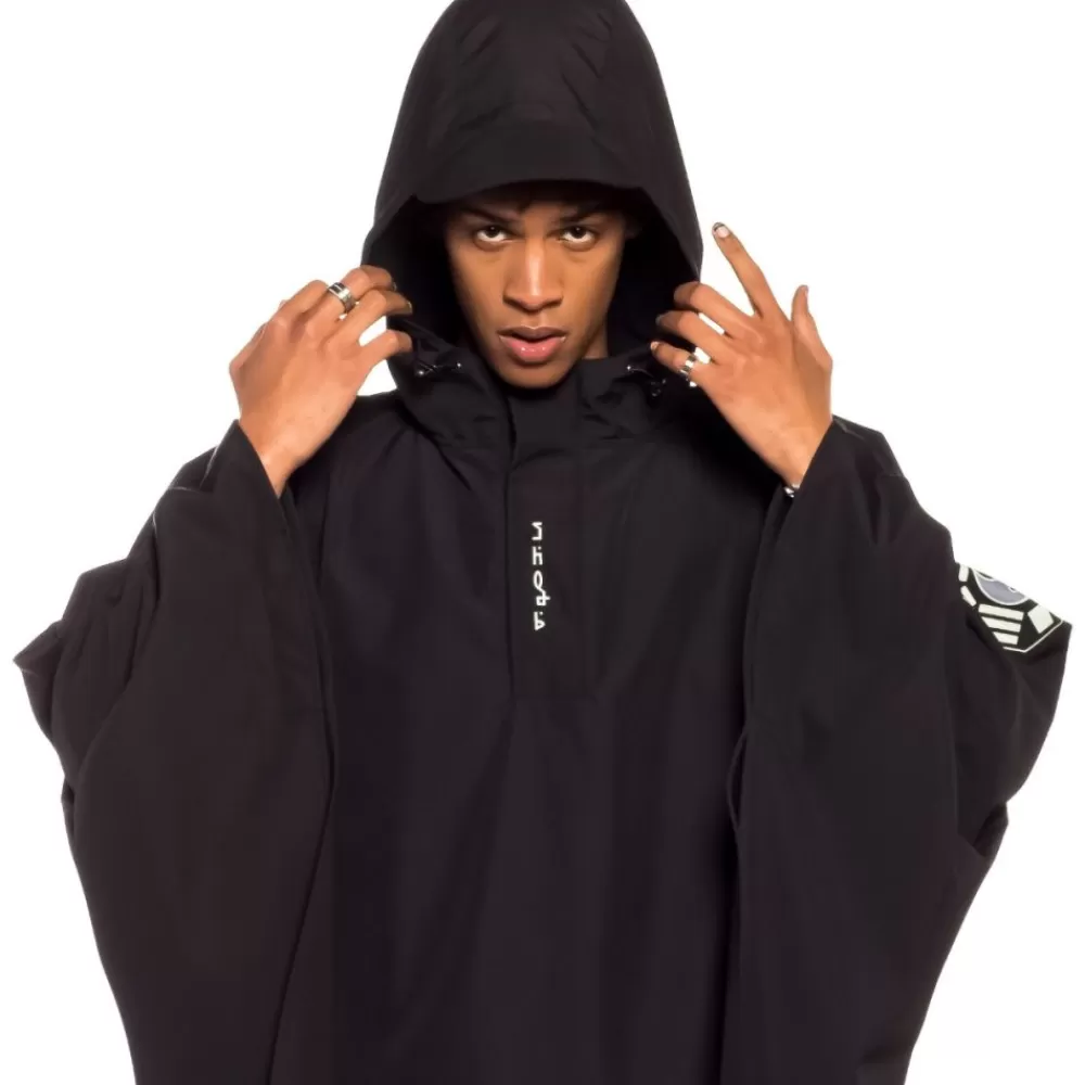 Grimey Poncho Chubasquero "Space Hammu X " - Black | Spring 22 Flash Sale