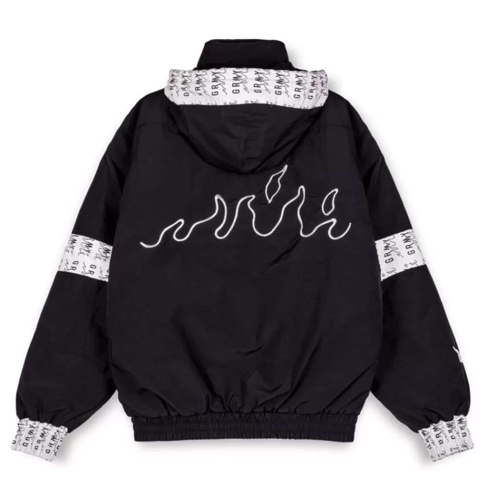 Grimey Pull Over Snow Fox - Black | Winter 22 Clearance