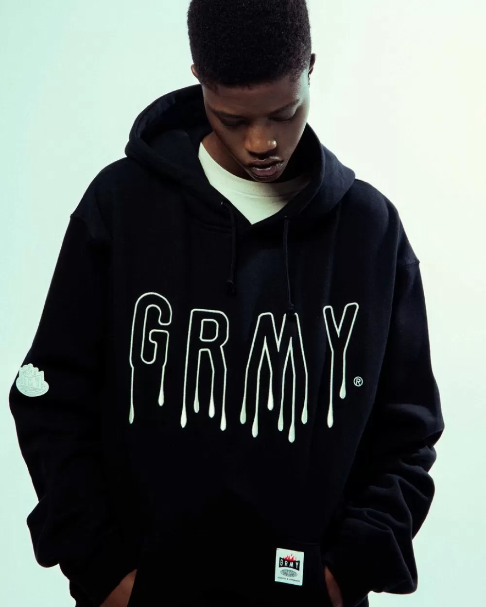 Grimey Sudadera Capucha Back At You Vintage - Black | Fw23 Cheap