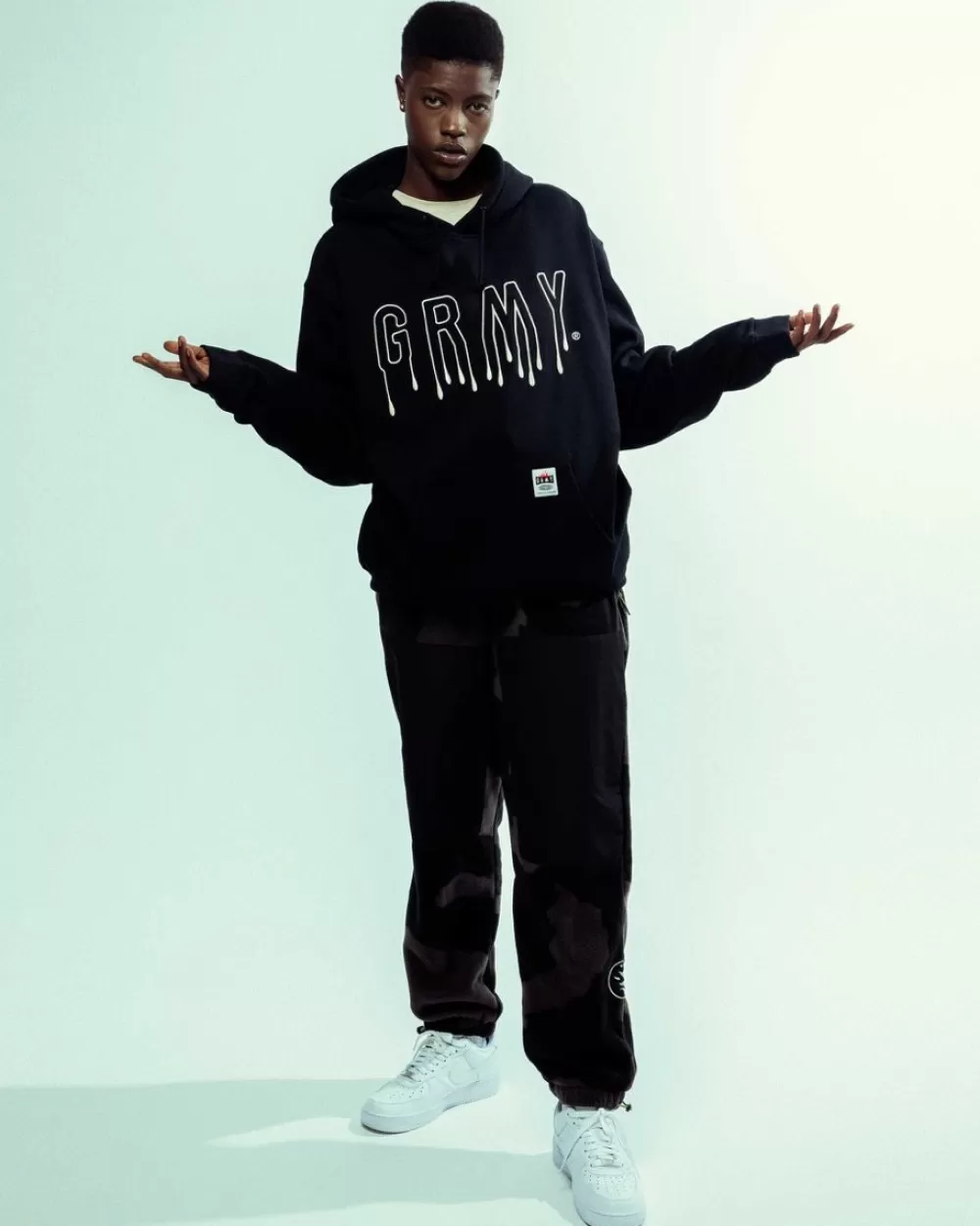 Grimey Sudadera Capucha Back At You Vintage - Black | Fw23 Cheap