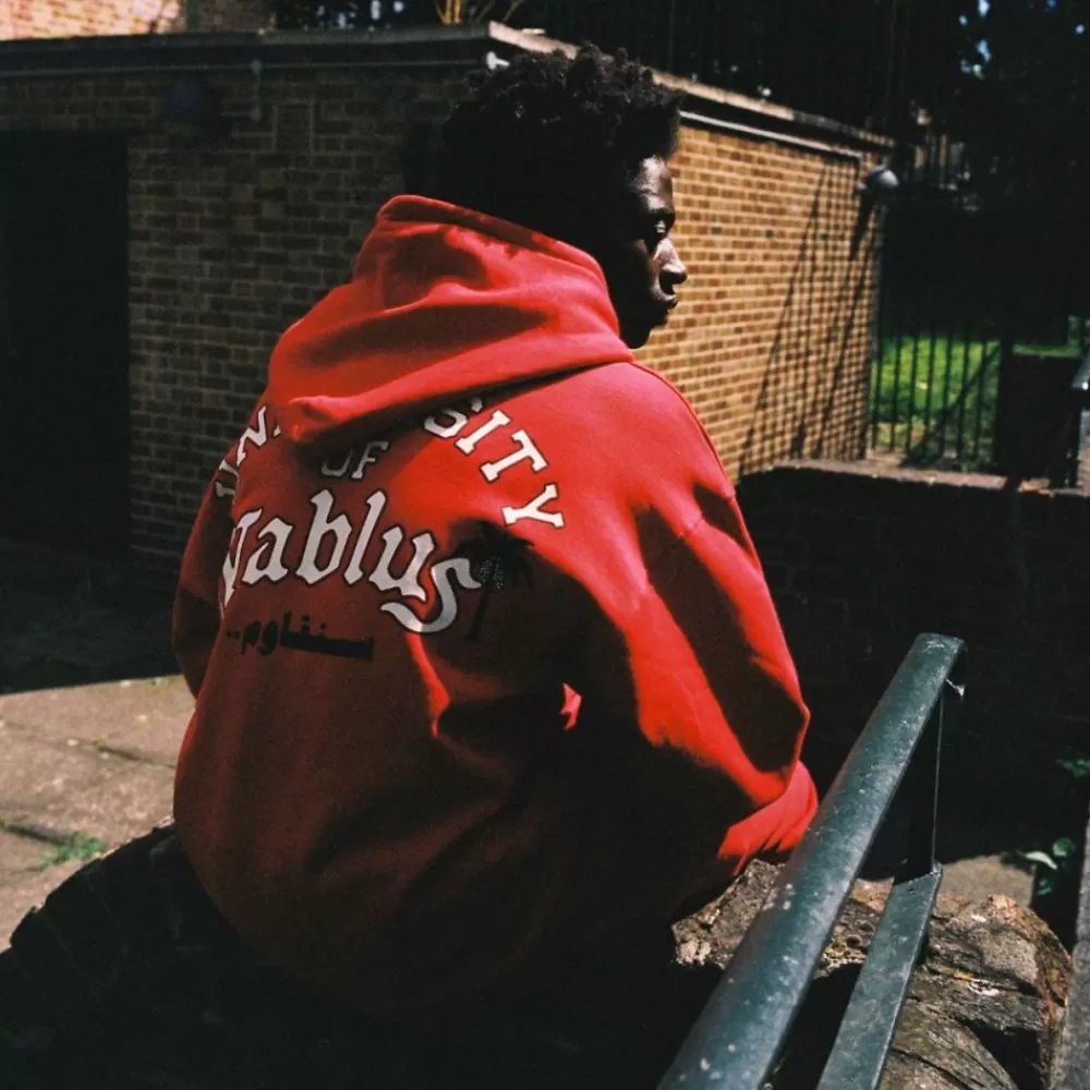 Grimey Sudadera Capucha Nablus Vintage - Dark Red | Fw23 Online