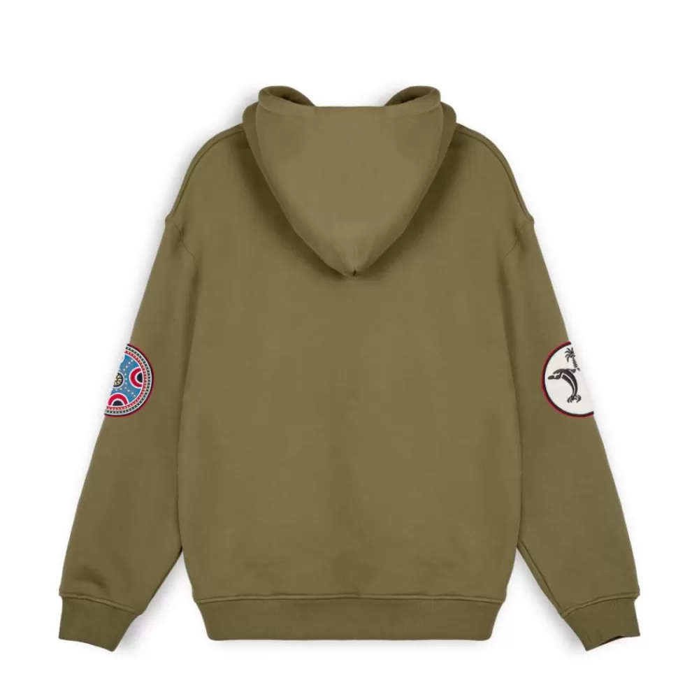 Grimey Sudadera Capucha The Clout - Khaki | Spring 23 Hot