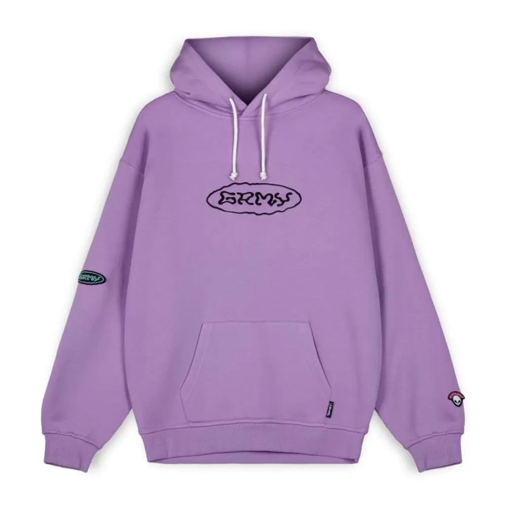 Grimey Sudadera Capucha Ufollow Lilac | Spring 23 Cheap