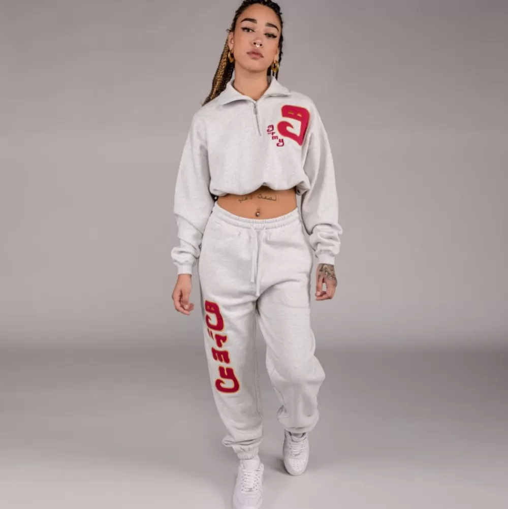 Grimey Sudadera Corta "Lust Mantra" - Sport Grey | Fall 22 Fashion
