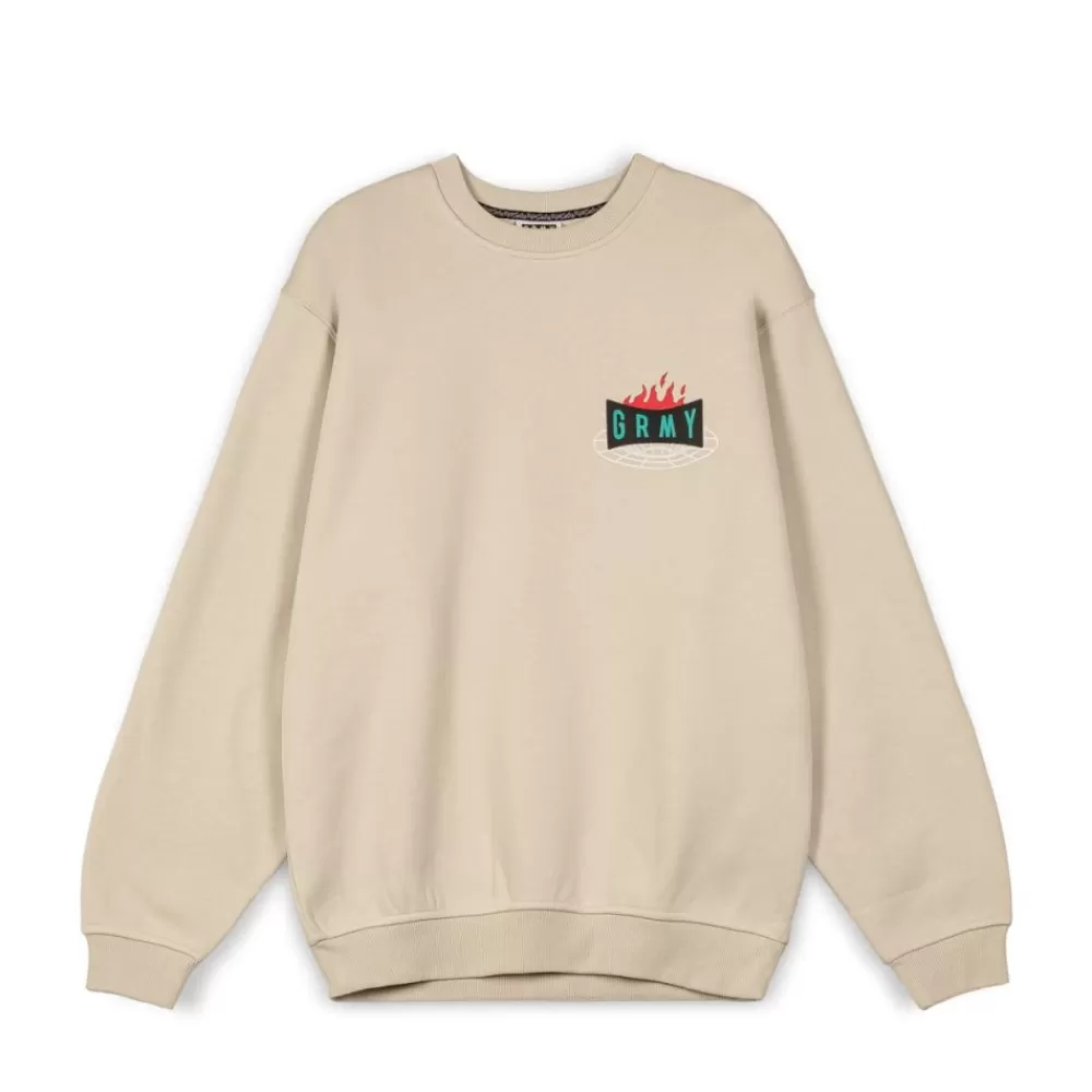 Grimey Sudadera Back At You Vintage - Cream | Fw23 Online