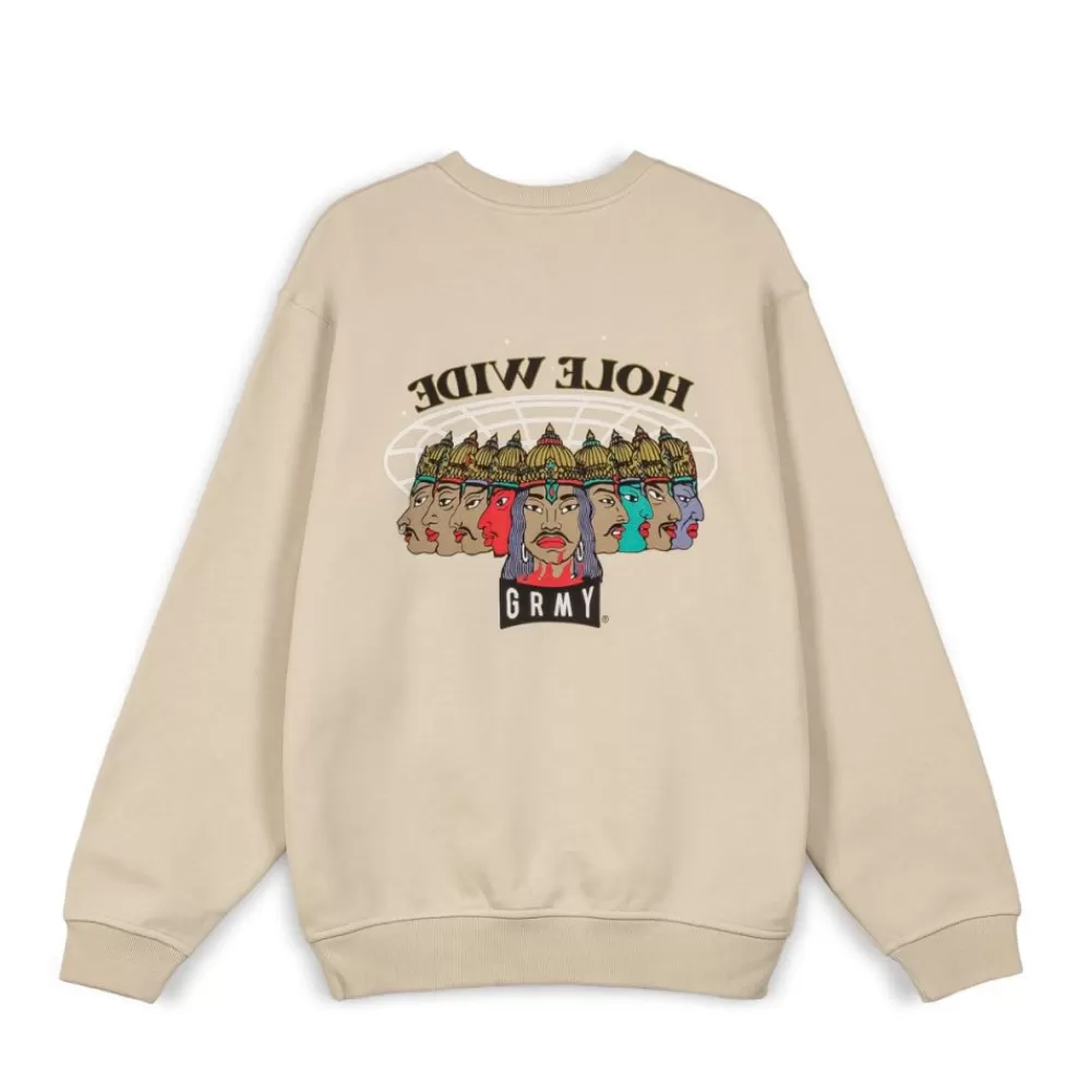 Grimey Sudadera Back At You Vintage - Cream | Fw23 Online