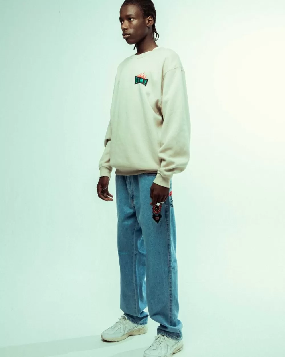 Grimey Sudadera Back At You Vintage - Cream | Fw23 Online