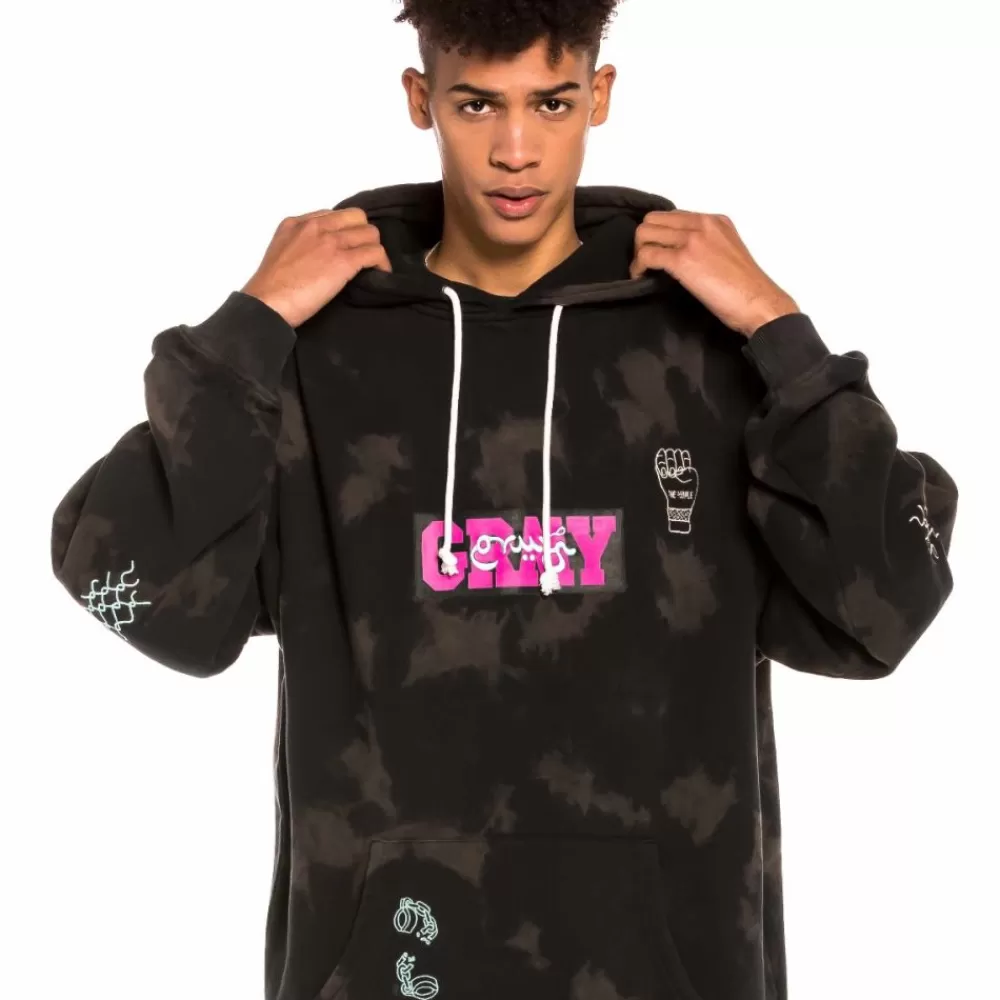 Grimey Sudadera "Day Dreamer" Hoodie - Bleached Black | Spring 22 Online