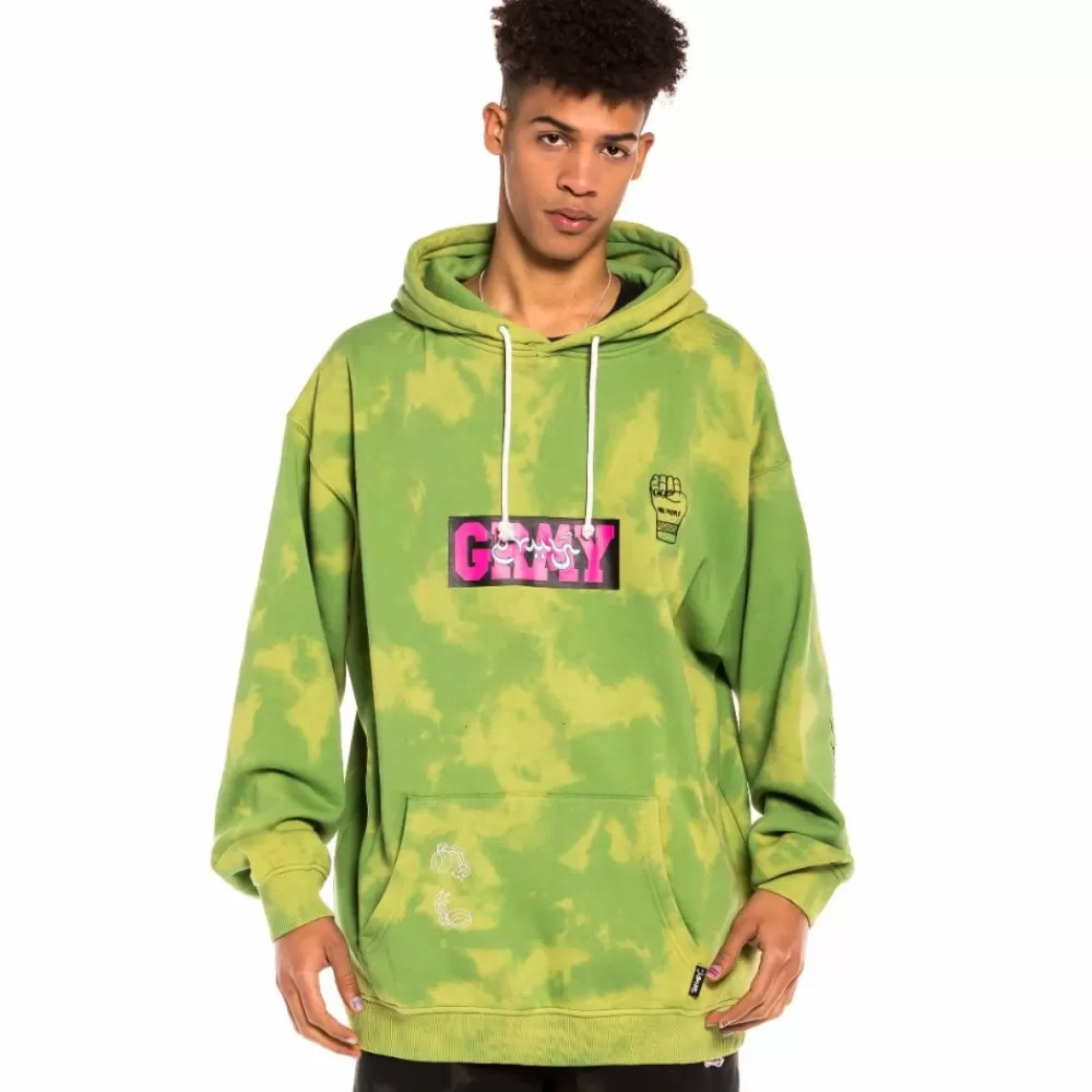 Grimey Sudadera "Day Dreamer" Hoodie - Bleached Green | Spring 22 Best