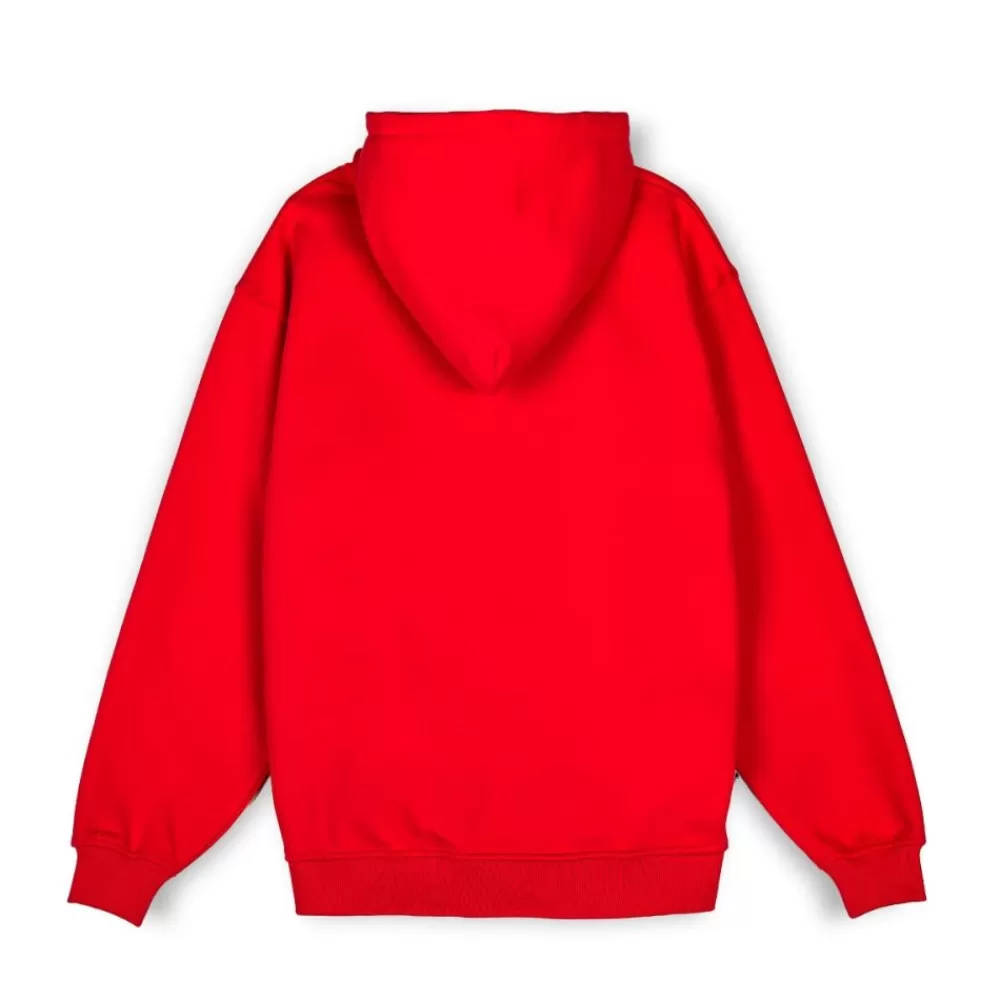 Grimey Sudadera "Dust Storm" Hoodie - Red | Fall 22 Shop