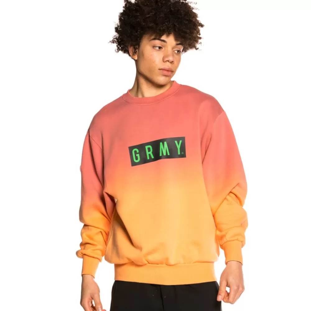 Grimey Sudadera "Frenzy" Gradient Crewneck - Pink | Summer 21 Best