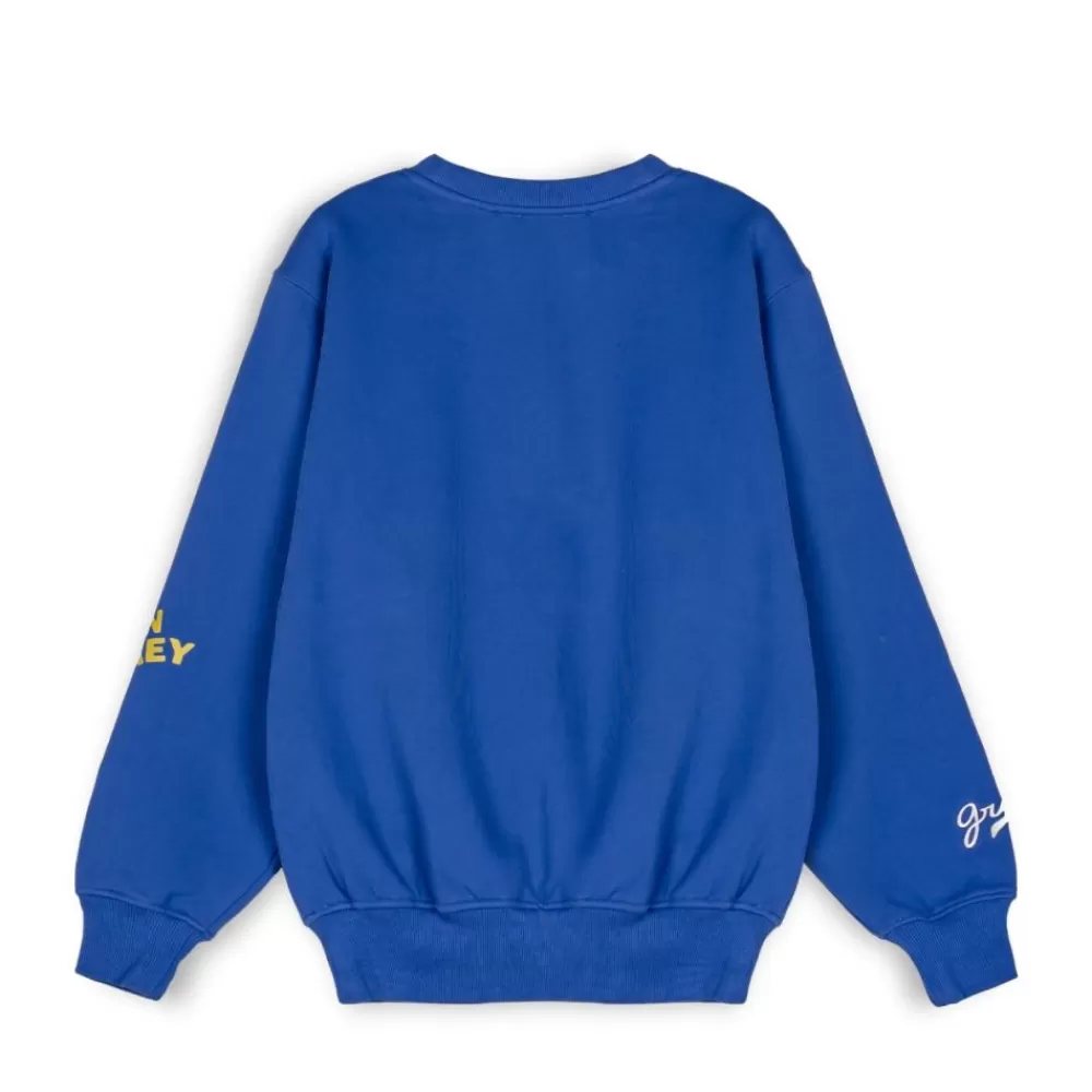 Grimey Sudadera "Hive" Crewneck - Blue | Fall 22 Flash Sale