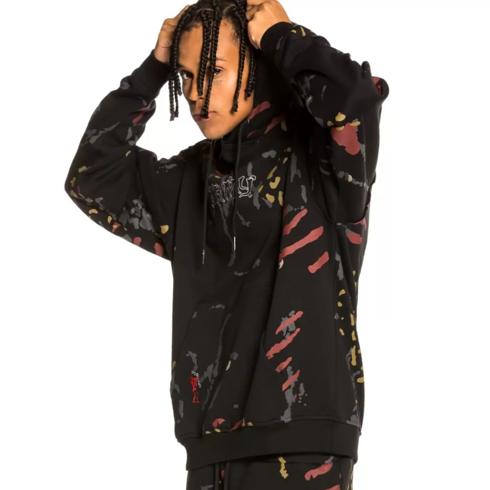 Grimey Sudadera "Jazz Thing All Over Print" Hoodie - Black | Fall 21 Best Sale