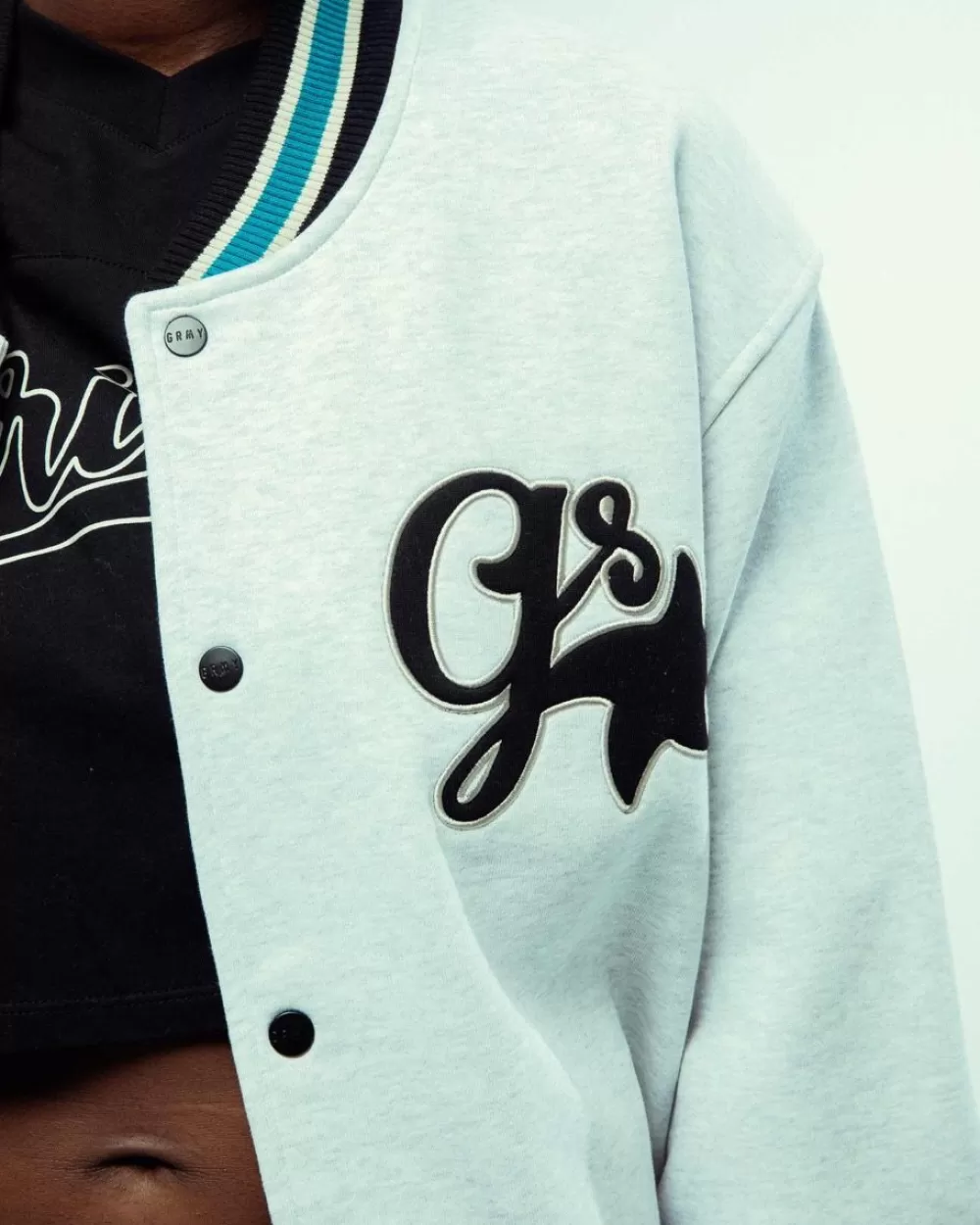 Grimey Sudadera Madrid Fleece Button Heavyweight - Sport Grey | Fw23 Hot