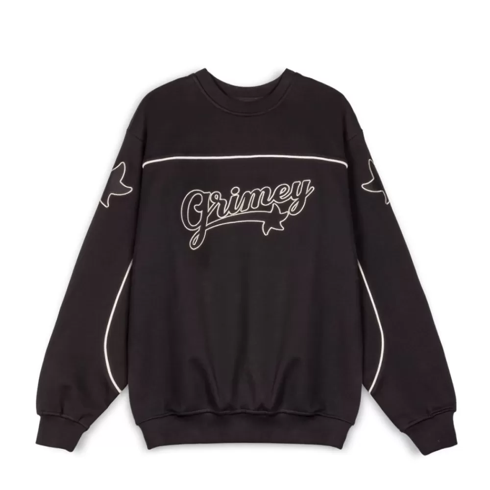 Grimey Sudadera Madrid Heavyweight Vintage - Black | Fw23 Flash Sale
