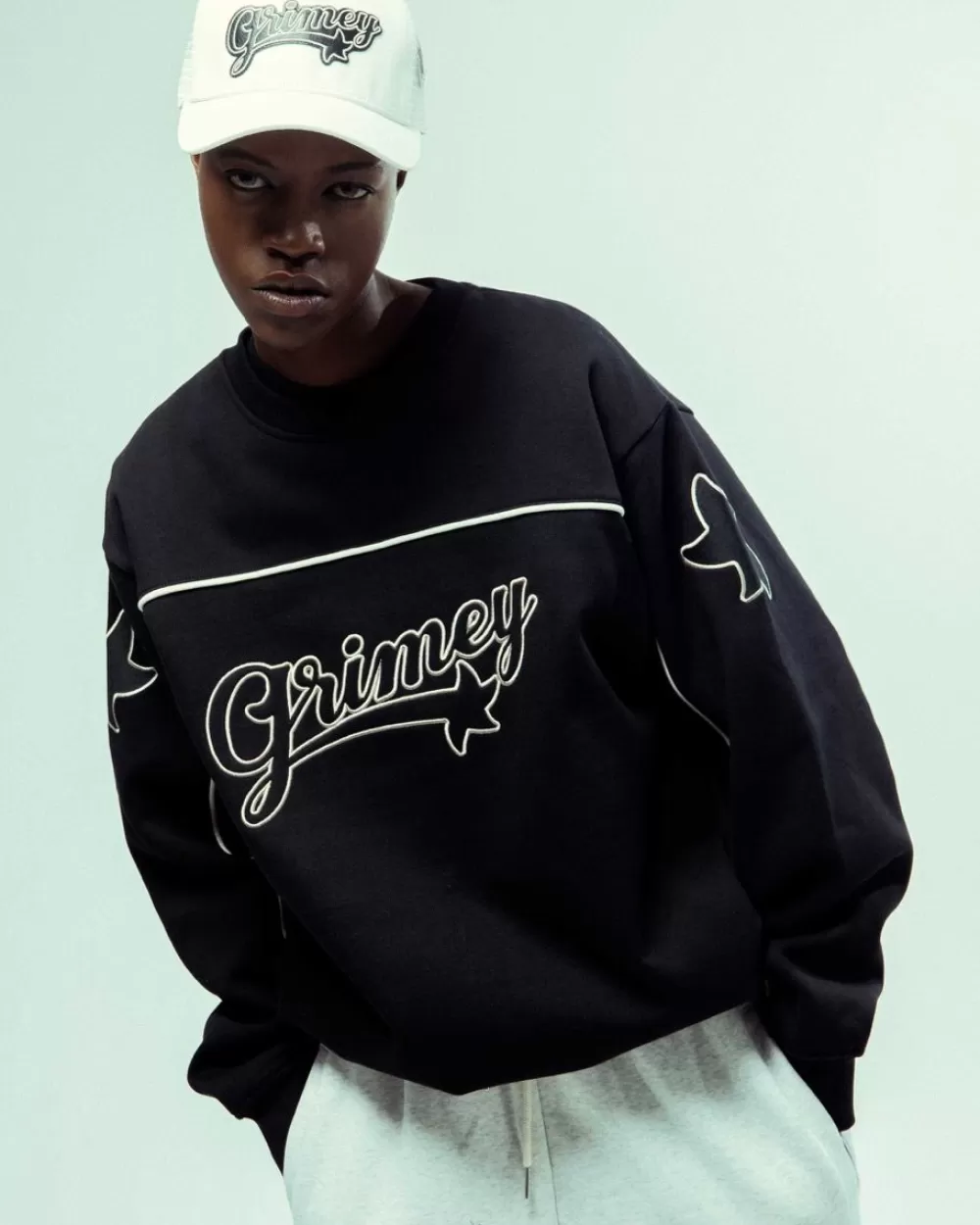 Grimey Sudadera Madrid Heavyweight Vintage - Black | Fw23 Flash Sale