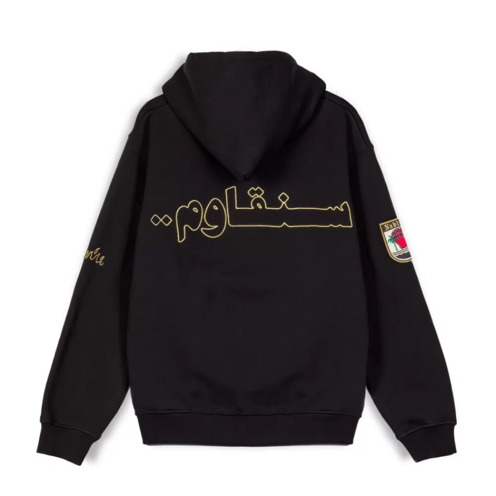 Grimey Sudadera Nablus Stones Vintage - Black | Fw23 Shop