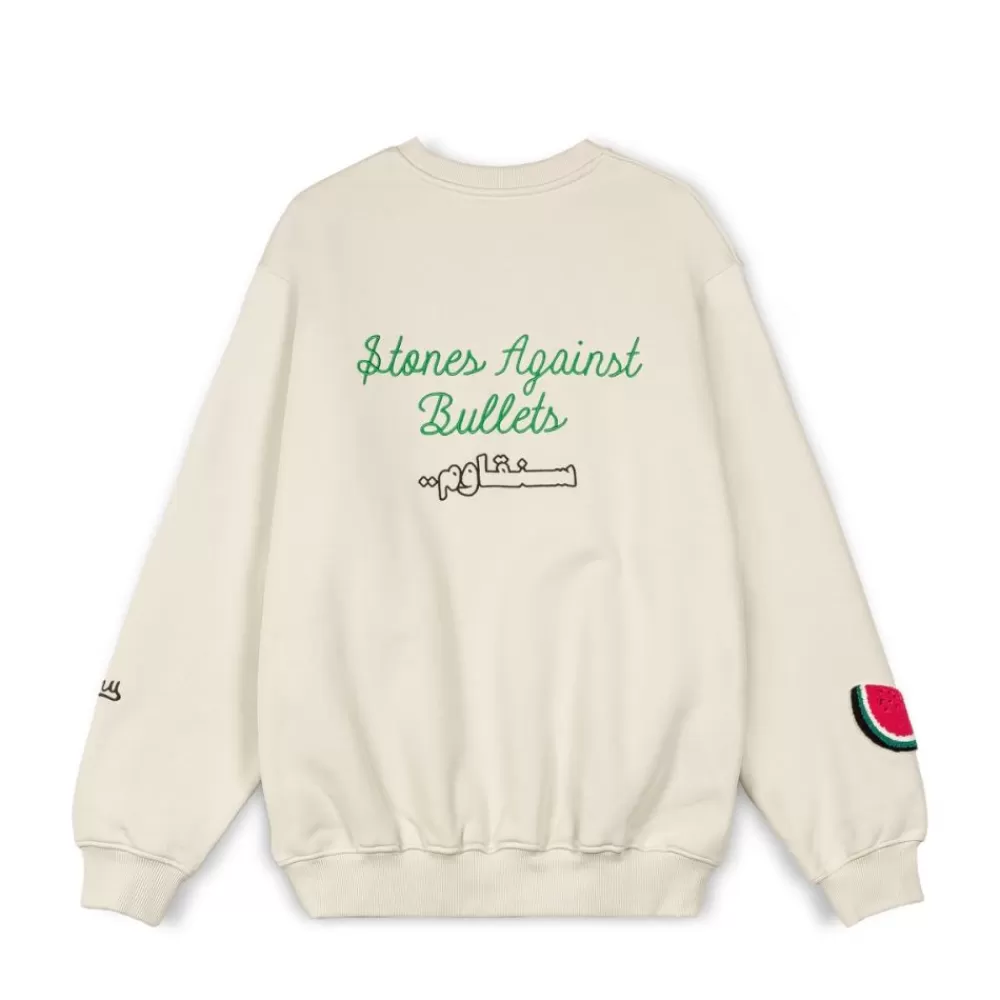 Grimey Sudadera Nablus Vintage - White | Fw23 Outlet
