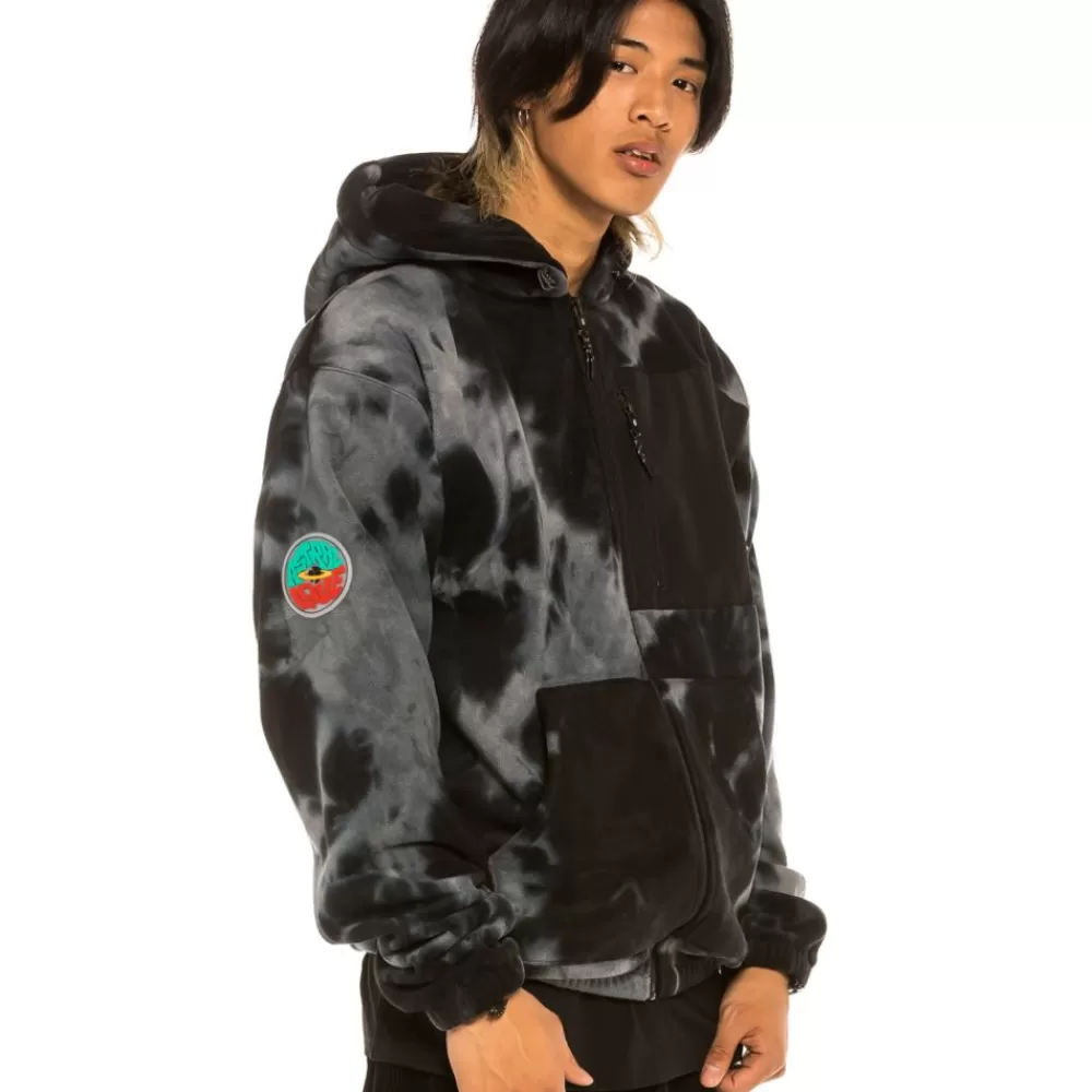 Grimey Sudadera Polar Space Lady Hoodie - Bleached Black | Winter 21 Flash Sale