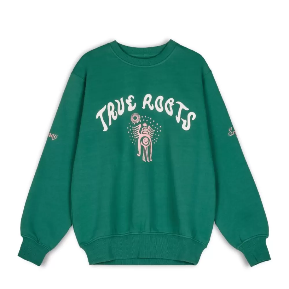 Grimey Sudadera "Snipes X True Roots" Crewneck - Green | Fall 22 Sale