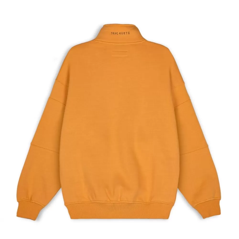 Grimey Sudadera "Snipes X True Roots" High Neck - Orange | Fall 22 Store