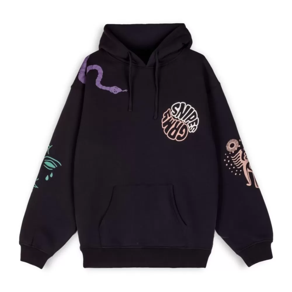 Grimey Sudadera "Snipes X True Roots" Hoodie - Black | Fall 22 Store