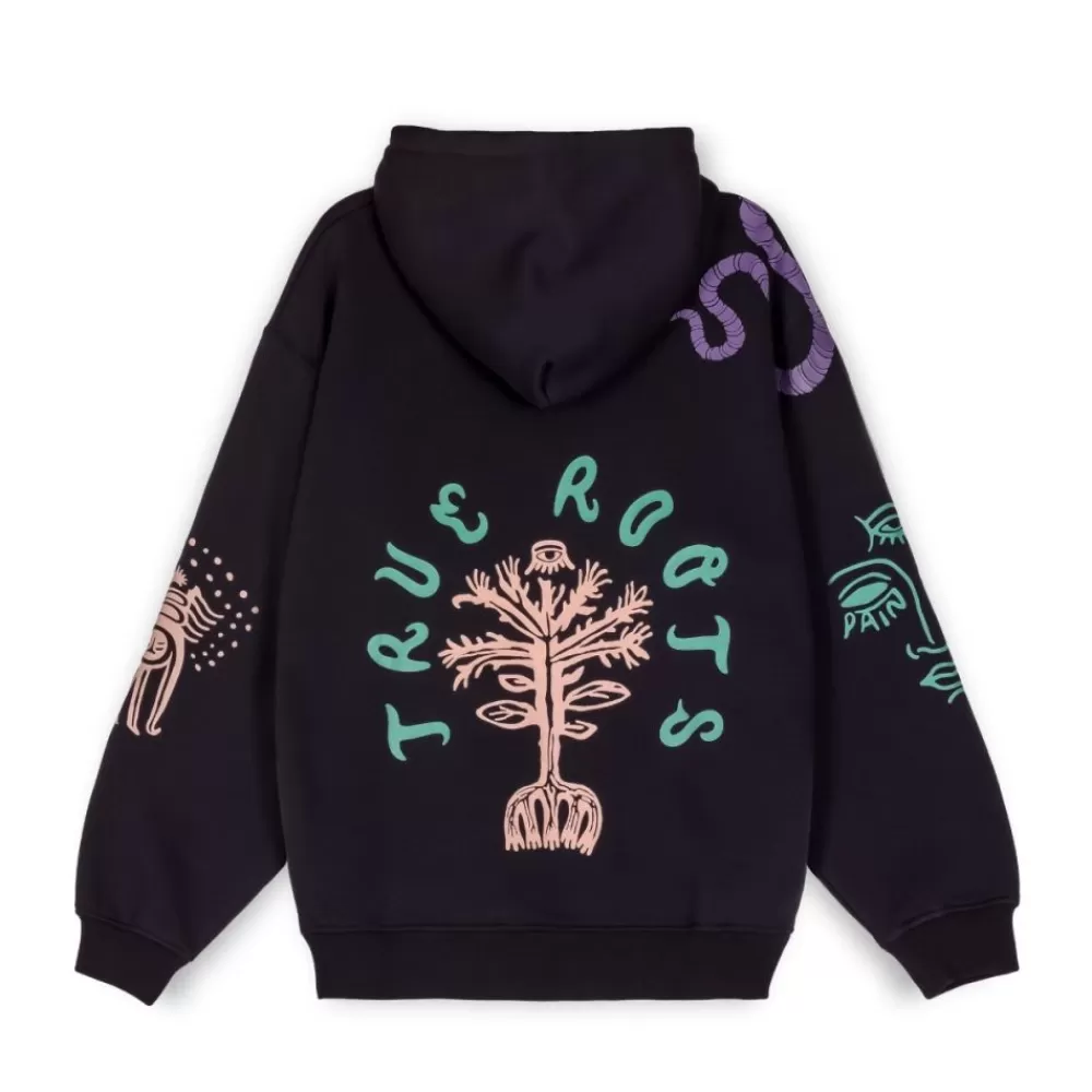 Grimey Sudadera "Snipes X True Roots" Hoodie - Black | Fall 22 Store