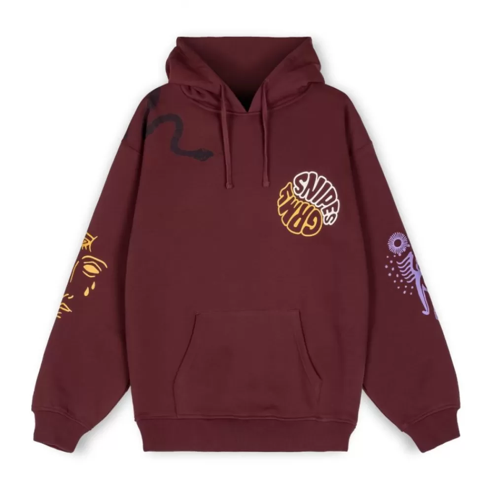 Grimey Sudadera "Snipes X True Roots" Hoodie - Brown | Fall 22 Outlet