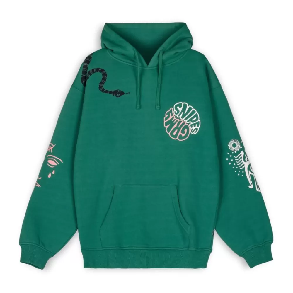 Grimey Sudadera "Snipes X True Roots" Hoodie - Green | Fall 22 New