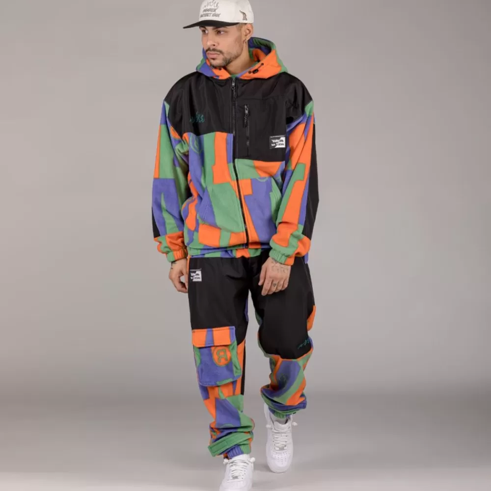 Grimey Sudadera Snow Fox All Over Polar Fleece - Multicolor | Winter 22 Hot