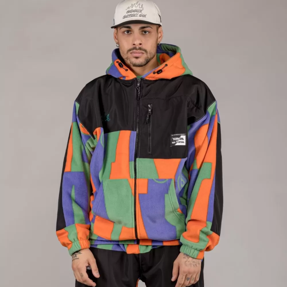 Grimey Sudadera Snow Fox All Over Polar Fleece - Multicolor | Winter 22 Hot